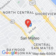 View Map of 100 South Ellsworth Avenue,San Mateo,CA,94401